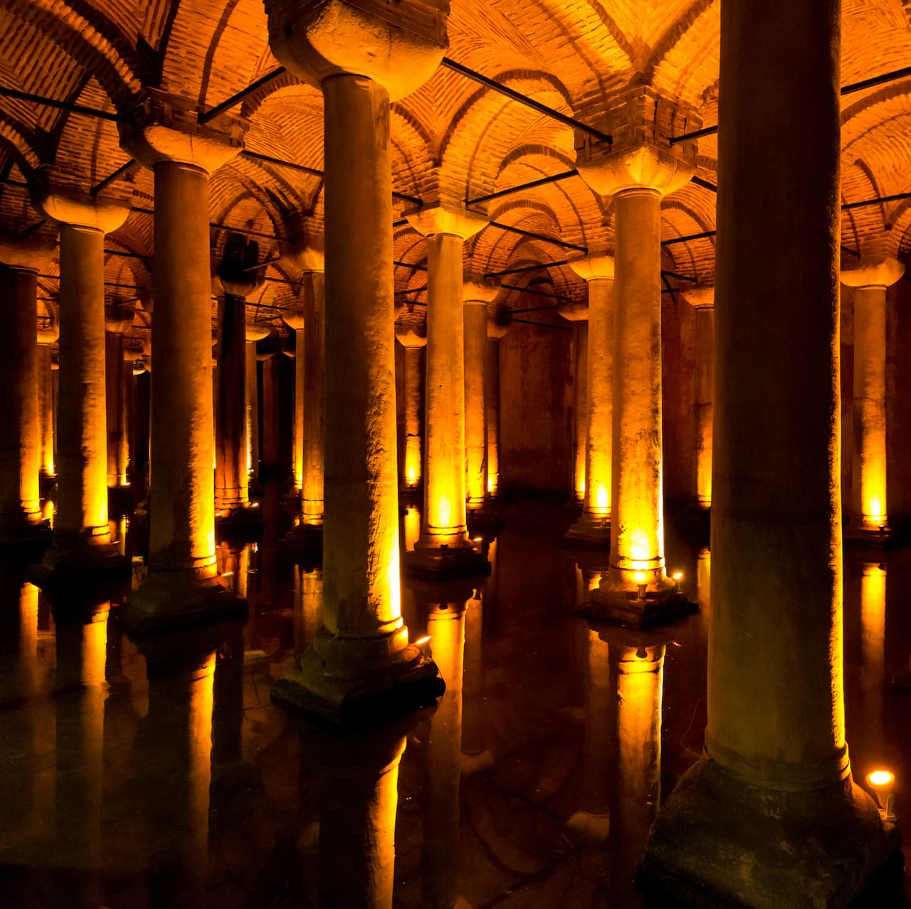 illuminazione basilica cisterna hagia sophia