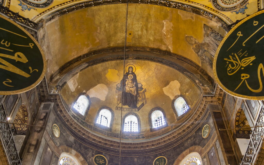 vierge à l'enfant hagia sophia